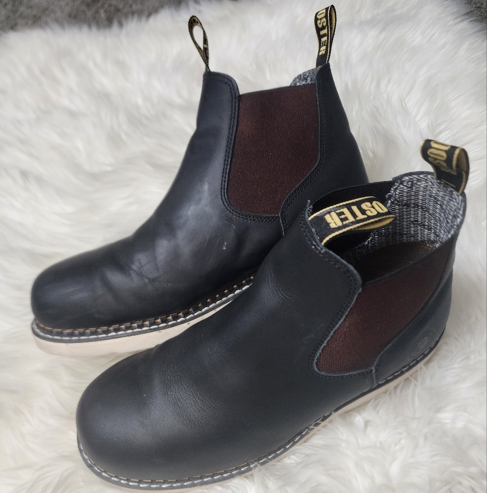 Men Rock Rooster black boots Size 13